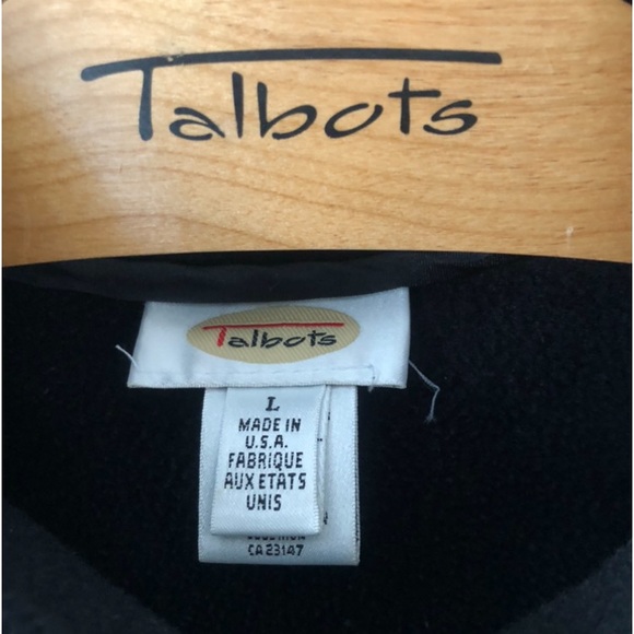Talbots Black Vest size Large - Picture 3 of 3